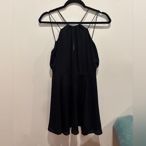 Express Black Strappy Backless Dress Size XS
